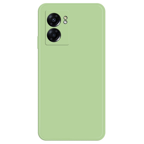 For Oppo A57 (2022) 5G / A77 5G Bump Proof Rubberized TPU Phone Case with Microfiber Lining Straight Edge Cell Phone Back Cover
