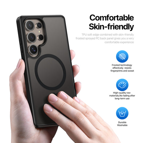 DUX DUCIS For Samsung Galaxy S25 Ultra Case  Yind Series PC+TPU Phone Cover Magnetic Case