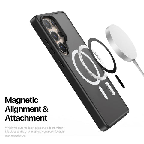 DUX DUCIS For Samsung Galaxy S25 Ultra Case  Yind Series PC+TPU Phone Cover Magnetic Case