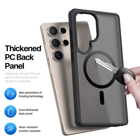 DUX DUCIS For Samsung Galaxy S25 Ultra Case  Yind Series PC+TPU Phone Cover Magnetic Case