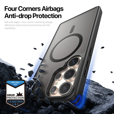 DUX DUCIS For Samsung Galaxy S25 Ultra Case  Yind Series PC+TPU Phone Cover Magnetic Case