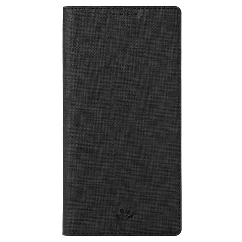 VILI DMX Series Drop-proof Phone Case for Motorola Edge (2022) 5G, PU Leather Magnetic Closure Flip Cover Stand with Card Holder