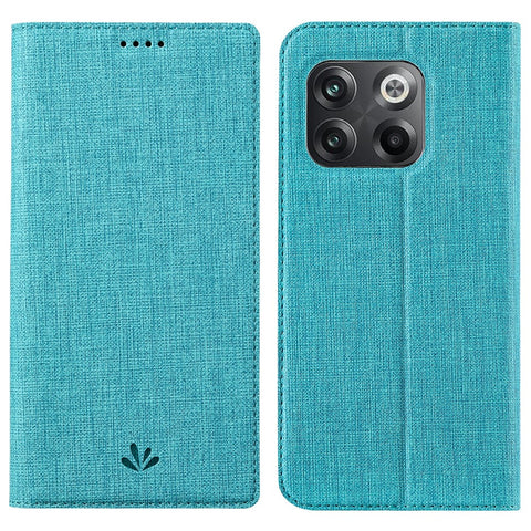 VILI DMX Series for OnePlus 10T 5G / Ace Pro 5G Card Slot Folio Flip Cover Magnetic Auto-absorbed PU Leather Stand Case