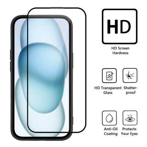 WANLONFENG WL Series For OnePlus Ace 3V 5G TPU Case 2.0mm Phone Cover with Tempered Glass Film