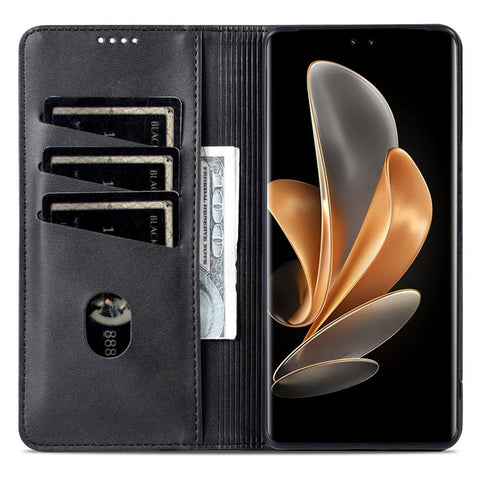 AZNS For Huawei nova 13 Pro 5G Case Cowhide Texture PU Leather Wallet Phone Cover