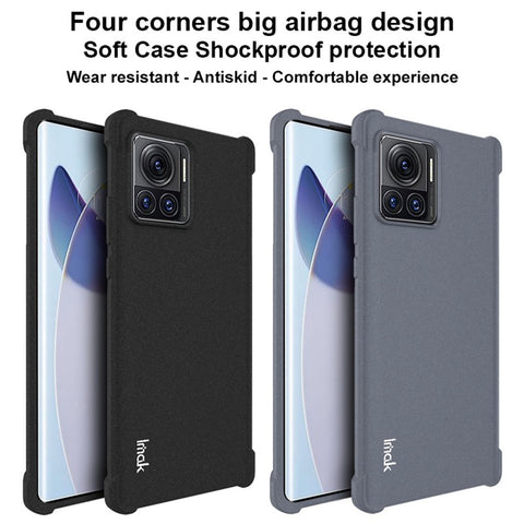 IMAK For Motorola Moto X30 Pro 5G / Edge 30 Ultra 5G Matte TPU Protective Cover Four Corner Airbag Phone Drop-proof Case