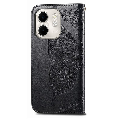 For Infinix Smart 9 4G Case PU Leather Wallet Phone Cover Butterfly Pattern