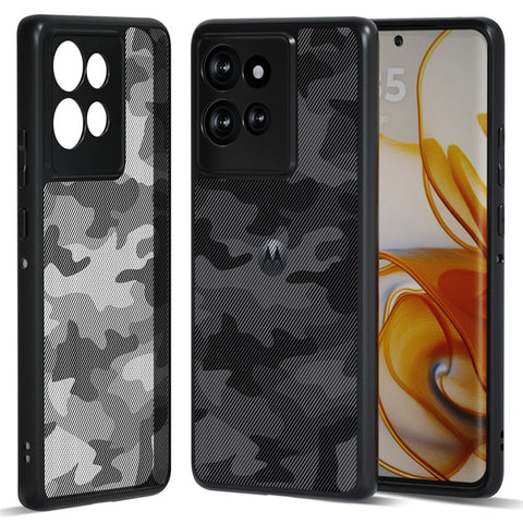 IBMRS For Motorola Edge 50 5G Case TPU + PC Heavy Duty Shockproof Phone Cover Camera Protection