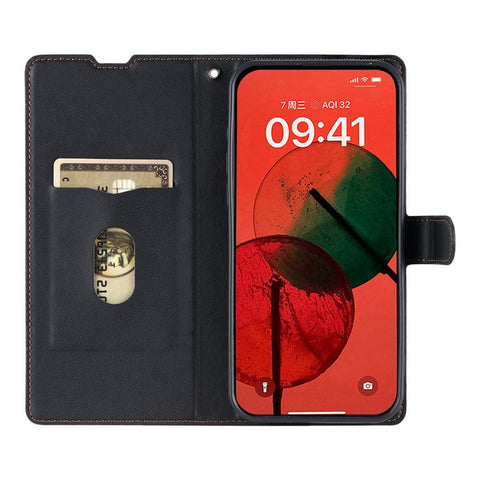 Leather Case for Oppo A80 5G / A3 Pro (India) 5G / A3 Pro (Global) 5G / K12x 5G (India) Phone Cover with Card Slot, Strap