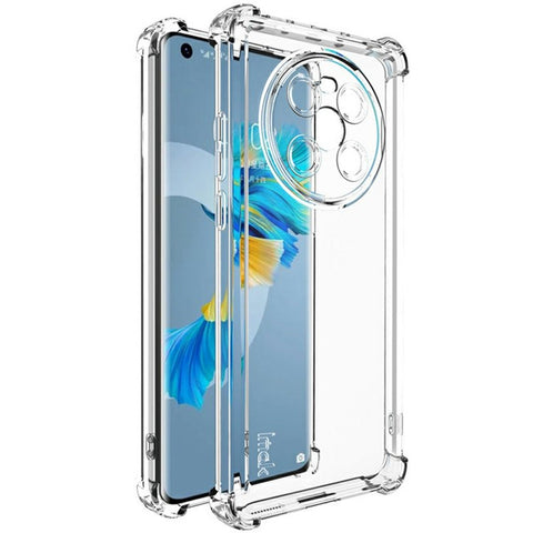 IMAK UX-4 Series for Huawei Mate 40 Clear Phone Case Four Corner Shockproof TPU Back Cover