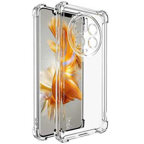 IMAK UX-4 Series for Huawei Mate 50 Pro 4G Clear Phone Case Four Corner Shockproof TPU Back Cover