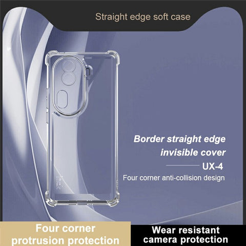 IMAK UX-4 Series Clear Phone Case for Oppo Reno11 Pro 5G (Global)  /  Reno11 (China) 5G Four Corner Shockproof TPU Back Cover