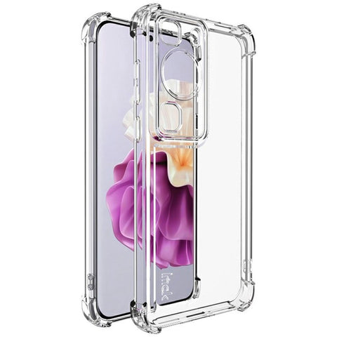 IMAK UX-4 Series Clear Phone Case for Huawei P60 Pro  /  P60 Four Corner Shockproof TPU Back Cover