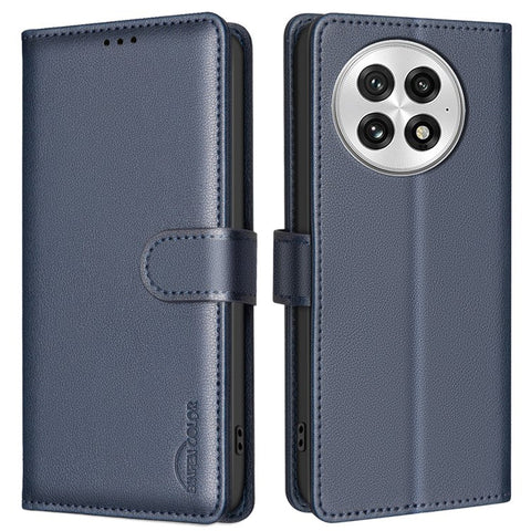 BINFEN COLOR BF32 For OnePlus 13 Leather Case Wallet RFID Blocking Phone Cover