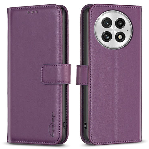 BINFEN COLOR BF17 For OnePlus 13 Case Wallet Folio Flip Leather Cover