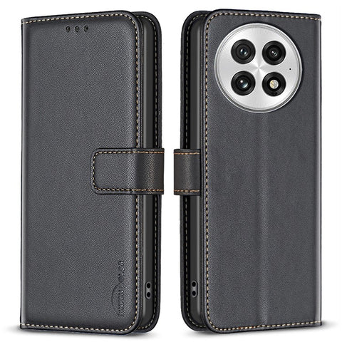BINFEN COLOR BF17 For OnePlus 13 Case Wallet Folio Flip Leather Cover