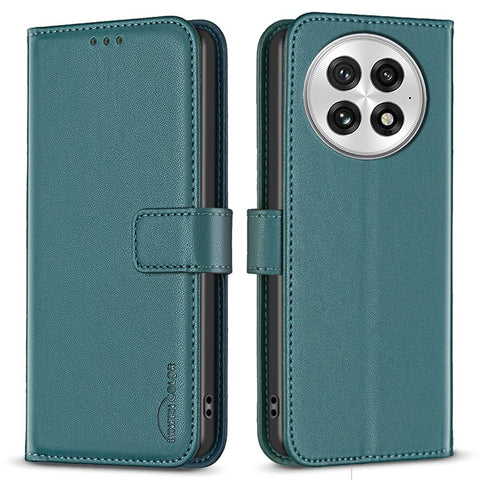 BINFEN COLOR BF17 For OnePlus 13 Case Wallet Folio Flip Leather Cover