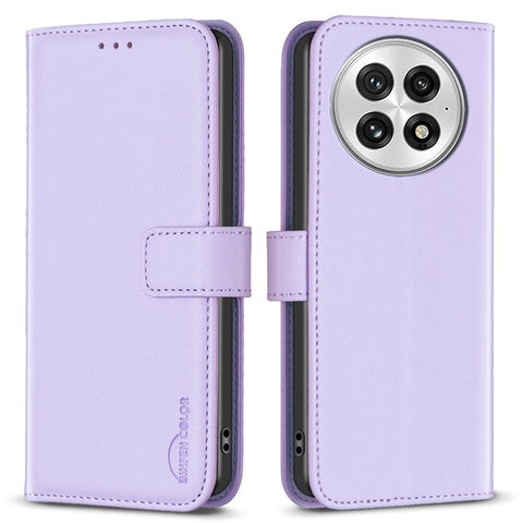 BINFEN COLOR BF17 For OnePlus 13 Case Wallet Folio Flip Leather Cover