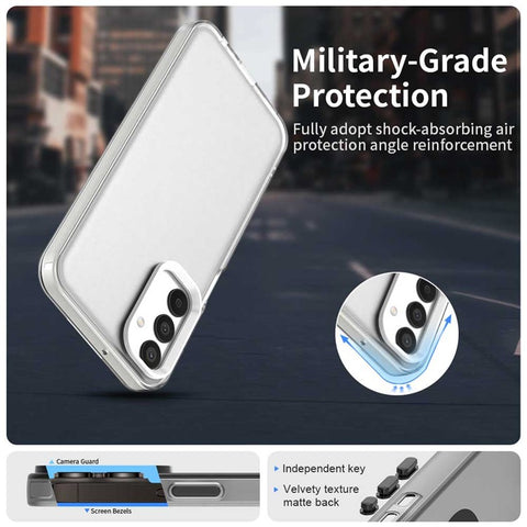 For Samsung Galaxy A05s 4G / M14 4G / F14 G4 Case PC+TPU+PET Matte Anti-Drop Phone Back Cover