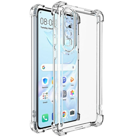 IMAK UX-4 Series Clear Phone Case for Huawei P30 Four Corner Shockproof TPU Back Cover