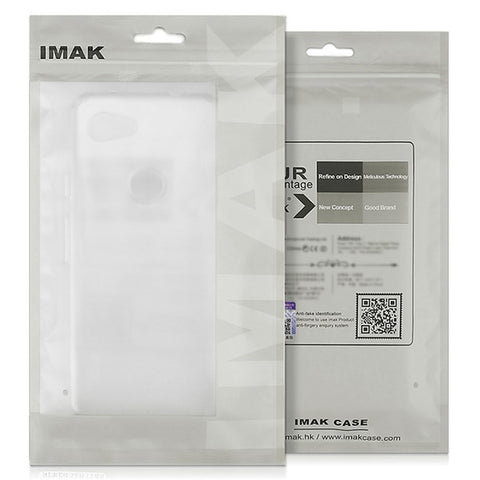 IMAK UX-4 Series Clear Phone Case for Huawei P40 Pro Four Corner Shockproof TPU Back Cover