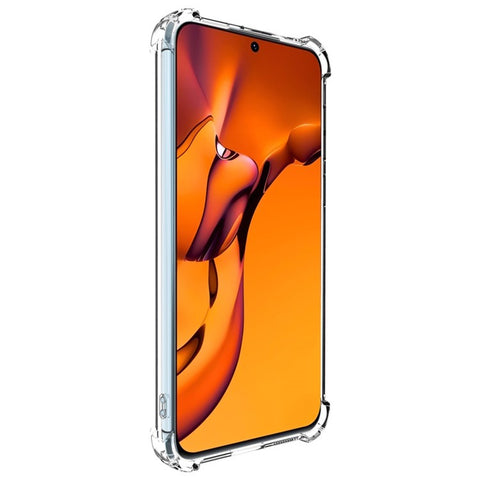 IMAK UX-4 Series Clear Phone Case for Huawei P50 4G  /  P50E Four Corner Shockproof TPU Back Cover