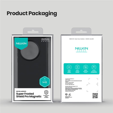 NILLKIN Frosted Shield Pro for OnePlus 13 Magnetic Case PC+TPU Phone Cover