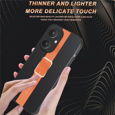 KADEM Case For Xiaomi Redmi 13C 5G / 13R 5G / Poco M6 5G Leather+TPU+Acrylic Anti-Scratch Phone Cover