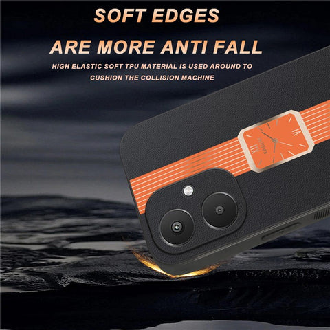 KADEM Case For Xiaomi Redmi 13C 5G / 13R 5G / Poco M6 5G Leather+TPU+Acrylic Anti-Scratch Phone Cover