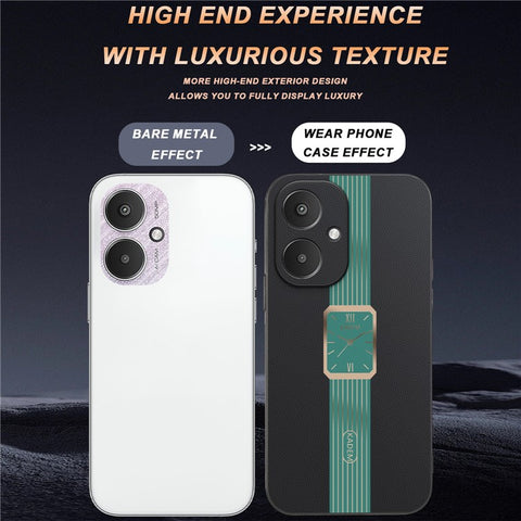 KADEM Case For Xiaomi Redmi 13C 5G / 13R 5G / Poco M6 5G Leather+TPU+Acrylic Anti-Scratch Phone Cover