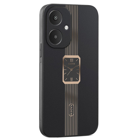 KADEM Case For Xiaomi Redmi 13C 5G / 13R 5G / Poco M6 5G Leather+TPU+Acrylic Anti-Scratch Phone Cover