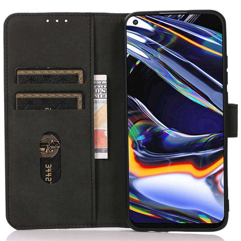 KHAZNEH For Xiaomi Redmi A1 4G Wallet Stand Phone Case Textured PU Leather Full Protection Inner TPU Cover