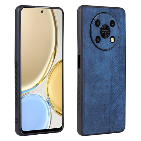 AZNS For Huawei Enjoy 50 Pro 4G / nova Y90 4G Imprinted Pattern Phone Case Scratch-resistant PU Leather Coated TPU Phone Cover