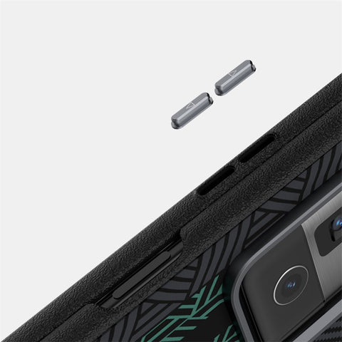 ABEEL For Honor Magic Vs3 5G Case PC + TPU + Aluminum Alloy + PU Leather Slim Phone Back Cover Magnetic Case