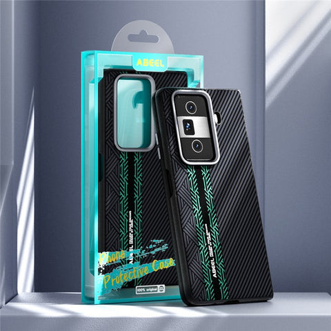 ABEEL For Honor Magic Vs3 5G Case PC + TPU + Aluminum Alloy + PU Leather Slim Phone Back Cover Magnetic Case
