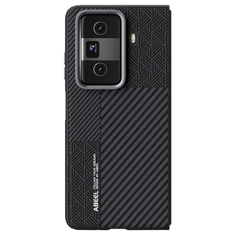 ABEEL For Honor Magic Vs3 5G Case PC + TPU + Aluminum Alloy + PU Leather Slim Phone Back Cover Magnetic Case