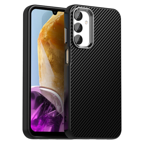 For Samsung Galaxy A05s 4G / M14 4G / F14 4G Case Cell Phone Hybrid Back Cover Carbon Fiber Texture