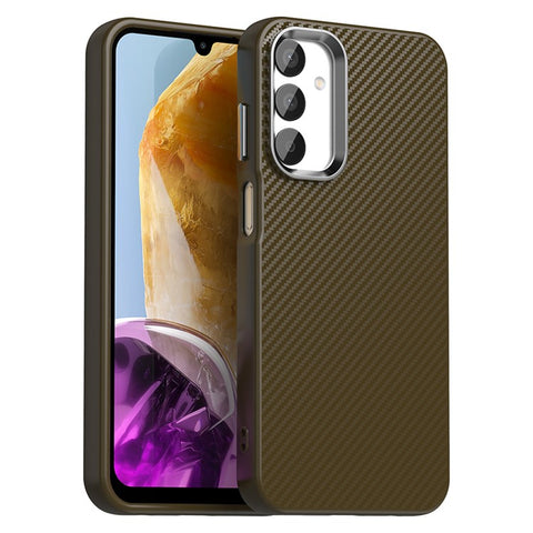 For Samsung Galaxy A05s 4G / M14 4G / F14 4G Case Cell Phone Hybrid Back Cover Carbon Fiber Texture