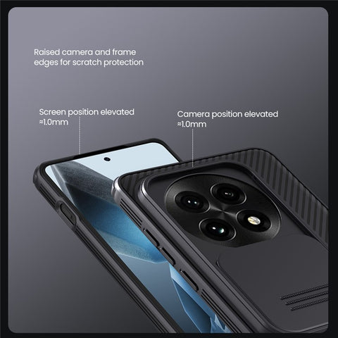 NILLKIN Camshield Pro Series for OnePlus 13 Case PC+TPU Slide Camera Lid Phone Cover