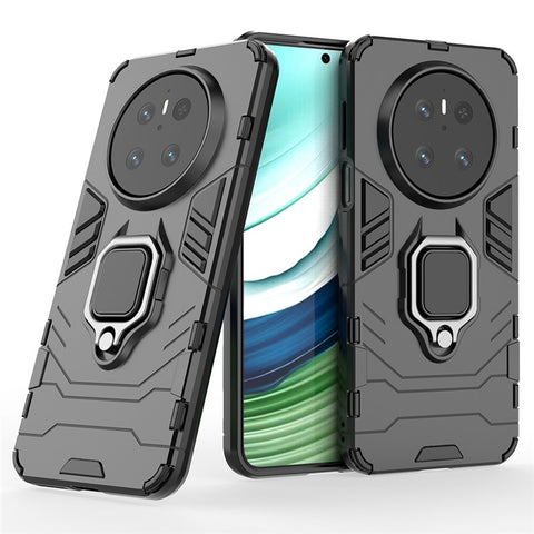 For Huawei Mate 70 Case PC+TPU Protective Phone Cover with Ring Kickstand