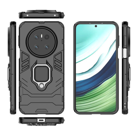 For Huawei Mate 70 Case PC+TPU Protective Phone Cover with Ring Kickstand