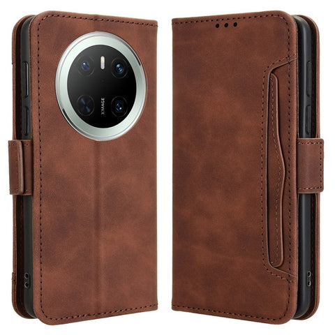For Huawei Mate 70 Leather Case Phone Wallet Cover with Multiple Card Slots