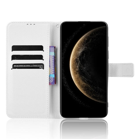 For Huawei Mate 70 Case PU Leather Diamond Texture Wallet Phone Cover