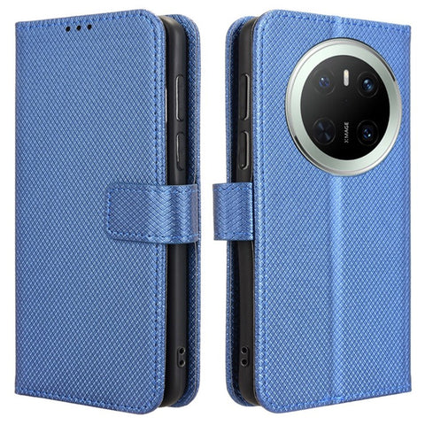 For Huawei Mate 70 Case PU Leather Diamond Texture Wallet Phone Cover