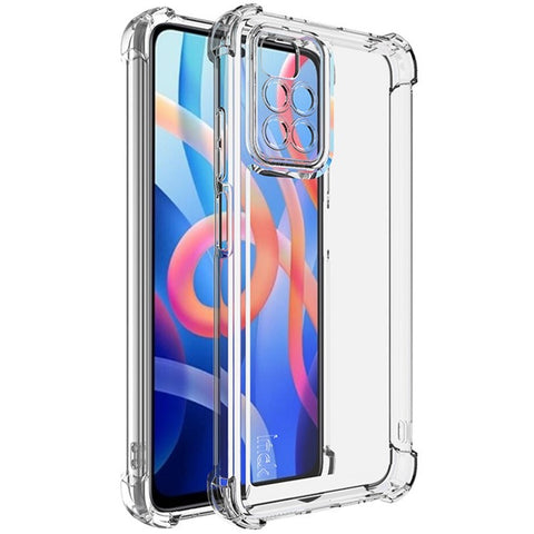 IMAK UX-4 Series TPU Case for Xiaomi Redmi 10 2022 4G / Redmi 10 4G (2021) / Redmi 10 Prime / Redmi Note 11 4G (MediaTek) Straight Frame Four Corner Shockproof Clear Phone Cover