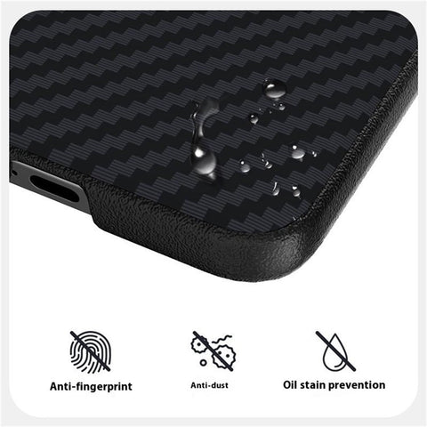 ABEEL For Xiaomi Mix Flip 5G Magnetic Case Carbon Fiber Texture Back Cover