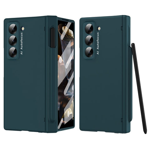 Phone Case for Samsung Galaxy Z Fold Special Hinge PC Cover with Stylus