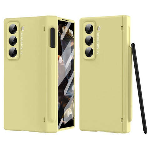 Phone Case for Samsung Galaxy Z Fold Special Hinge PC Cover with Stylus