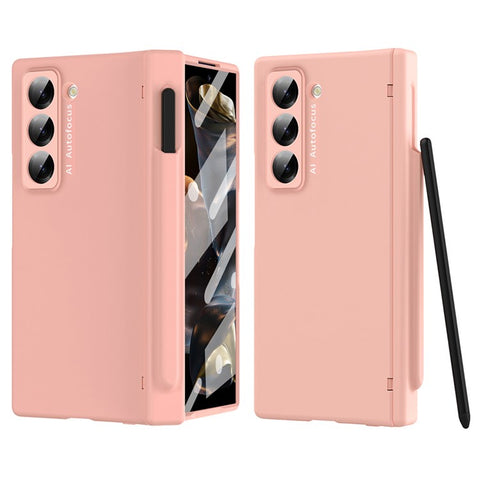 Phone Case for Samsung Galaxy Z Fold Special Hinge PC Cover with Stylus