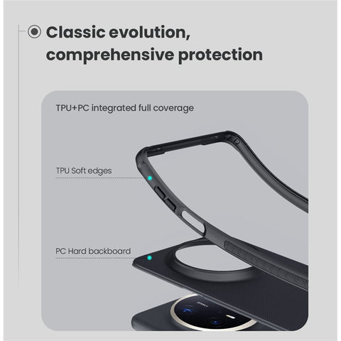 NILLKIN Frosted Shield Pro For Huawei Mate 70 Pro+  /  Mate 70 Pro Case Matte PC+TPU Phone Cover